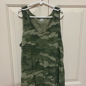 Old navy camo tank